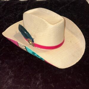 Twister Kids Cream Hat with Pink Band